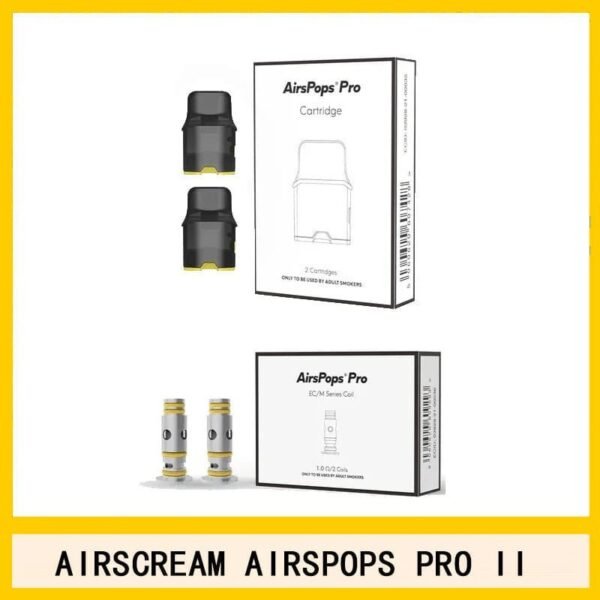AIRSCREAM AIRSPOPS PRO 氣泡煙彈空倉霧化芯成品芯1.0歐姆